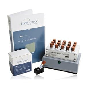 SporeCheck 24-Hour In-Office Steam Biological Monitoring Starter Kit, Includes Dry Block Incubator, Vial Crusher, Record Book, 25 Vials, IMS-1376 thumbnail 7