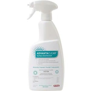 Hu-Friedy AdvantaClear Surface Disinfectant Spray, 24 oz Spray Bottle, Ready-to-Use, Fragrance-Free, IMS-2024 thumbnail 6