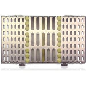 Hu-Friedy IMS Signature Series Space Saver Seven Cassette, 7 Instrument Capacity, 4.5" x 8" x 1", Yellow, IMSS75 thumbnail 4