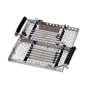 Hu-Friedy Infinity Series Replacement Rails Pack for 14-Instrument 2-Tier Double Decker Cassette, Black, IMN9147 thumbnail 2