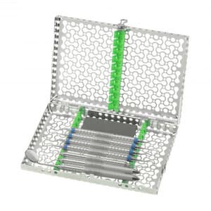 Hu-Friedy IMS Infinity Series 10 Instrument Cassette Replacement Rail Set, Green, Small, 1/Set thumbnail 2