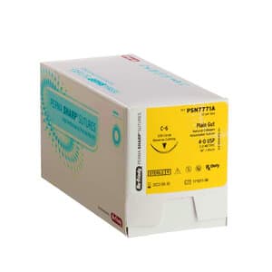 Hu-Friedy Perma Sharp Plain Gut Absorbable Suture, 4-0, C-6 Reverse Cutting Needle, 3/8 Circle, 18", 12/Box, PSN7771A thumbnail 10
