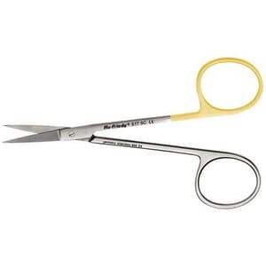 Hu-Friedy #17 Iris Super-Cut Scissors, Straight, 4-1/2", 1 Serrated Blade, S17SC thumbnail 6