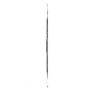 Hu-Friedy Langer 1/2 After Five Curette, Double-Ended, #6 Satin Steel Handle, SL1/2AF6 thumbnail 5