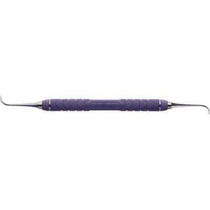 Hu-Friedy EverEdge 2.0 Nebraska #128 Double-Ended Sickle Scaler, C8 Resin 8 Colors Handle, Purple, 1/Pkg thumbnail 3