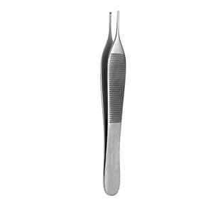 Hu-Friedy #42 Adson Tissue Pliers, 1x2 Teeth, 4.75" (12 cm), Tungsten Carbide Inserts, TP42 thumbnail 5