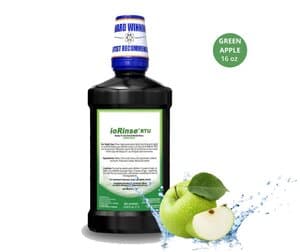 ioRinse™ Ready-To-Use Oral Mouth Rinse, Green Apple, 1 Liter Bottle, 12/Case, 100 ppm thumbnail 2