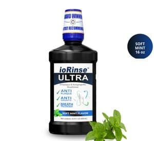 ioRinse Ultra Periodontal Rinse, Soft Mint, Alcohol-Free, 16 oz Bottle, 24/Case thumbnail 2