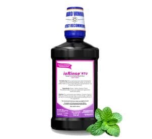 ioRinse™ Ready-To-Use Oral Mouth Rinse, Soft Mint, 100 ppm Molecular Iodine, Alcohol-Free, 16 oz (500 ml) Bottle, Case of 24 thumbnail 3