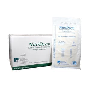 NitriDerm Nitrile Sterile Surgical Gloves, Powder Free, Latex Free, Textured, Size 7.0, 50 Pairs/Box, 135270 thumbnail 5