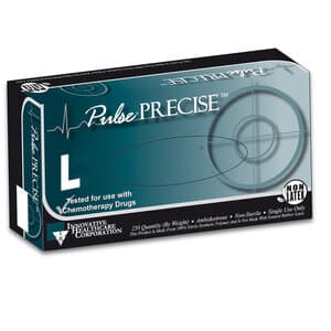 Pulse Precise Nitrile Exam Gloves, Lavender, Large, Powder-Free, Textured, Non-Sterile, 250/Box - Exam Glove Nitrile Lavendar Bl - Image 1