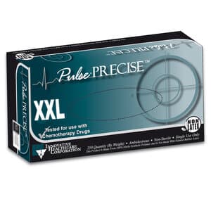 Pulse Precise Nitrile Exam Gloves, Lavender, XX-Large, Powder-Free, Textured, Non-Sterile, 230/Box - Exam Glove Nitrile Lavendar Bl - Image 1