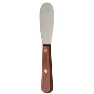 #11R Spatula, Buffalo Type, Stainless Steel Flexible Blade, Rosewood Handle, 105011 thumbnail 4