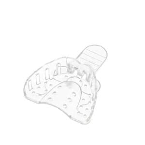 Vista Apex Disposable Plastic Impression Trays, #5, Small, Upper, Clear, 12/Bag, 310005 thumbnail 5