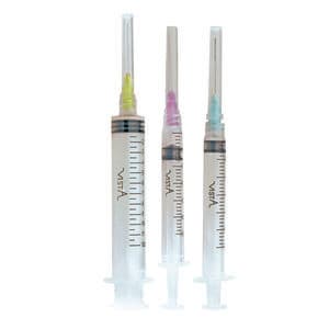 Appli-Vac Pre-Tipped Irrigating Syringe, 12cc, 23 Ga, Blue, Luer Lock, 100/Box, 316113 thumbnail 5