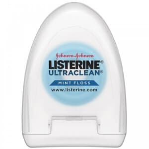 Listerine UltraClean Mint Dental Floss, 5 yd, Trial Size, 72/Case, 523521800 thumbnail 4
