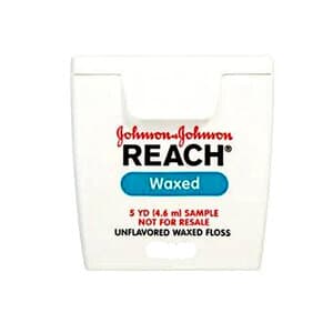 Reach Waxed Dental Floss, Unflavored, 5 yd Trial Size, 144/Case, 211896700 thumbnail 7