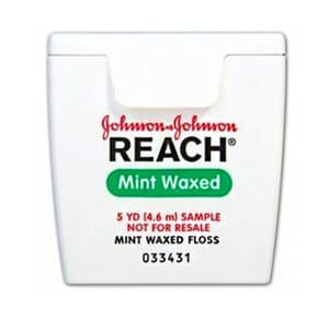 REACH® Waxed Dental Floss, Mint, Trial Size 5 yd, 144/Box, 211896800 thumbnail 7