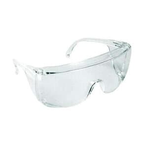 Barrier Protective Glasses, Clear, One-Piece Frame with Solid Side Shields, Box of 10 thumbnail 8