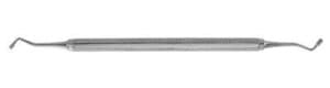 J&J Instruments Amalgam Condenser/Plugger, #1/2, Black, Smooth Tips, Double End, Standard Handle, 01-225 thumbnail 3