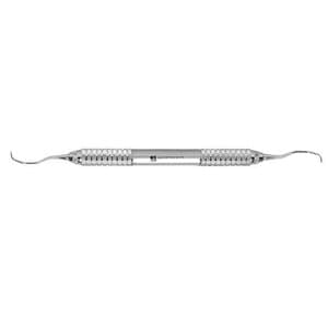 J&J Instruments Silk Columbia Curette #13/14, Double End, 9.5 mm Stainless Steel Handle, 95-742 thumbnail 4