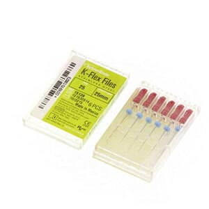 Kerr K-Flex Stainless Steel Hand Files, 25mm, #25, Red, 6/Pk, 15138 thumbnail 16
