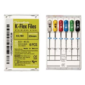 Kerr K-Flex Endodontic Files, Stainless Steel, Size #40, 25mm, Black, 6/Pack, 15150 thumbnail 12