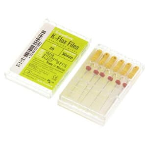 Kerr K-Flex Stainless Steel Hand Files, #20, 30 mm, Yellow, 6/Pkg, 15218 thumbnail 11