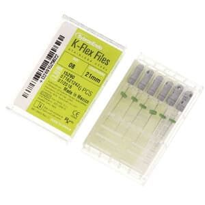Kerr K-Flex Stainless Steel Hand Files, 21 mm, #08, Gray, 6/Pk, 15290 thumbnail 19