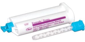 Extrude VPS Impression Material, Extra Heavy Body, Mauve, 50 ml Cartridge Value Pack, 24/Pk, 29034 thumbnail 7