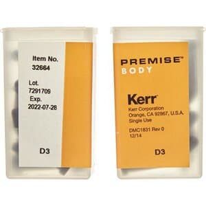Premise Universal Nanofilled Composite, Unidose Refill, Body D3, 0.2 g, 20/Pk, 32664 thumbnail 12