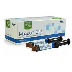 Maxcem Elite Universal Resin Cement, Clear, Refill Pack, 2 x 5 g Dual Syringes with 24 Assorted Tips, 33872 thumbnail 24