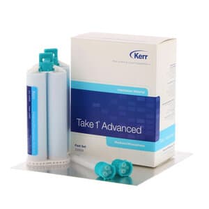 Take 1 Advanced VPS Impression Material, Medium/Monophase Body Wash, Fast Set, Light Blue, 50 ml Cartridge Refill, 2/Pk, 33959 thumbnail 12