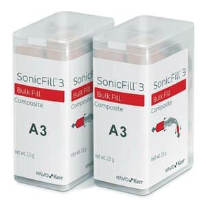 Kerr SonicFill 3 SingleFill Bulk Fill Composite Unidose Tip Refill, A3, 0.25 g, 20/Pack, 36713 thumbnail 18