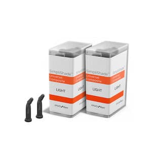 SimpliShade Universal Nanohybrid Composite Unidose Refill, Light Shade, 0.25 g Compules, 20/Pk, 37006 thumbnail 11
