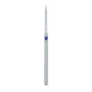 BluWhite Diamond™ Bur FG, Ultra Fine, Purple, Flame, Composite Finishing, 5/Pkg - #5205L, 1.0 mm Diameter, 6.9 mm Length thumbnail 3
