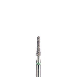 BluWhite Diamond™ Bur FG 725C, Coarse, Green Ring, Cone Taper Round End, 1.4 mm Diameter, 6.2 mm Length, 5/Pkg thumbnail 3