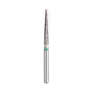 BluWhite Diamond™ Bur FG #757C, Coarse, Green Ring, Cone Taper Round End, 1.6 mm Diameter, 12.2 mm Length, 5/Pkg thumbnail 3