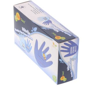 BeeSure Nitrile Exam Gloves, Powder-Free, Non-Sterile, Medium, Blue, 100/Box, BE1117 thumbnail 10