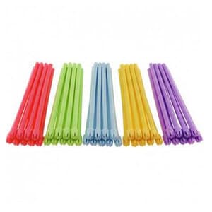 BeeSure Rainbow Saliva Ejectors, Assorted Colors, Latex-Free, 500/Box, BE206 thumbnail 23