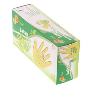 BeeSure Latex Exam Gloves, Powder Free, Non-Sterile, Medium, White, 100/Box, BE2817 thumbnail 11