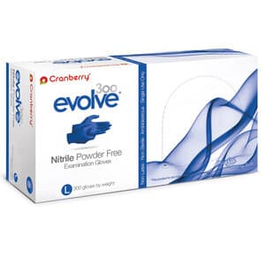 Cranberry Evolve 300 Nitrile Examination Gloves, Powder-Free, Non-Sterile, Large, Royal Blue, 300/Box, CR3308 thumbnail 17