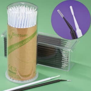 BeeSure Micro-Applicators, Cylinder Tip, Dispenser Pack, 400/Box, BE501D thumbnail 3