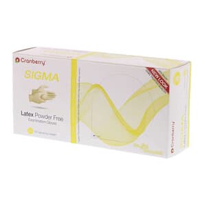Cranberry® SIGMA Powder Free Latex Exam Gloves, Medium, White, 100/Box, CR5817 thumbnail 12
