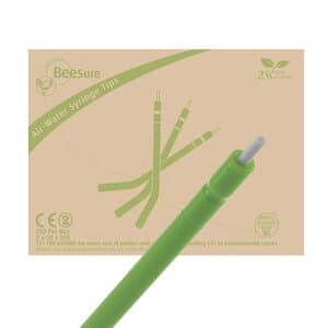 BeeSure Air/Water Syringe Tips, Green with Core, Disposable, 250/Pack, BE402 thumbnail 12