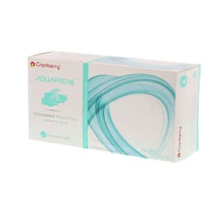 AquaPrene Chloroprene Powder-Free Exam Gloves, Large, Aqua Blue, 200/Box, CR3028 thumbnail 8