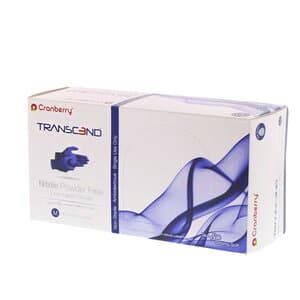 Cranberry Transcend Nitrile Powder-Free Exam Gloves, Medium, Matte Blue, 300/Box, CR3367 thumbnail 18