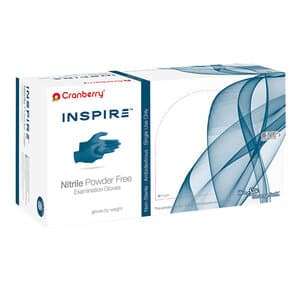 Cranberry Inspire Nitrile Powder-Free Exam Gloves, X-Small, Aegean Blue, 300/Box, CR3385 thumbnail 11