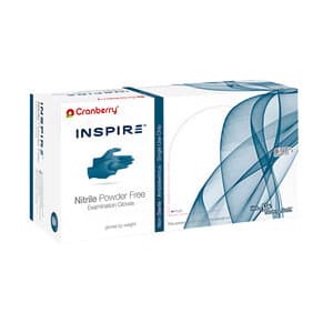 Cranberry Inspire Nitrile Exam Gloves, Powder-Free, Non-Sterile, Small, Aegean Blue, 300/Box, CR3386 thumbnail 10