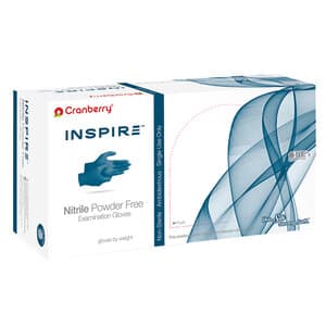 Cranberry Inspire Nitrile Exam Gloves, Powder-Free, Non-Sterile, Large, Aegean Blue, 300/Box, CR3388 thumbnail 10